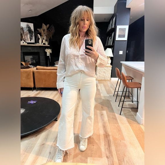 New With Tags Xirena beau striped shirt - Picture 3 of 6